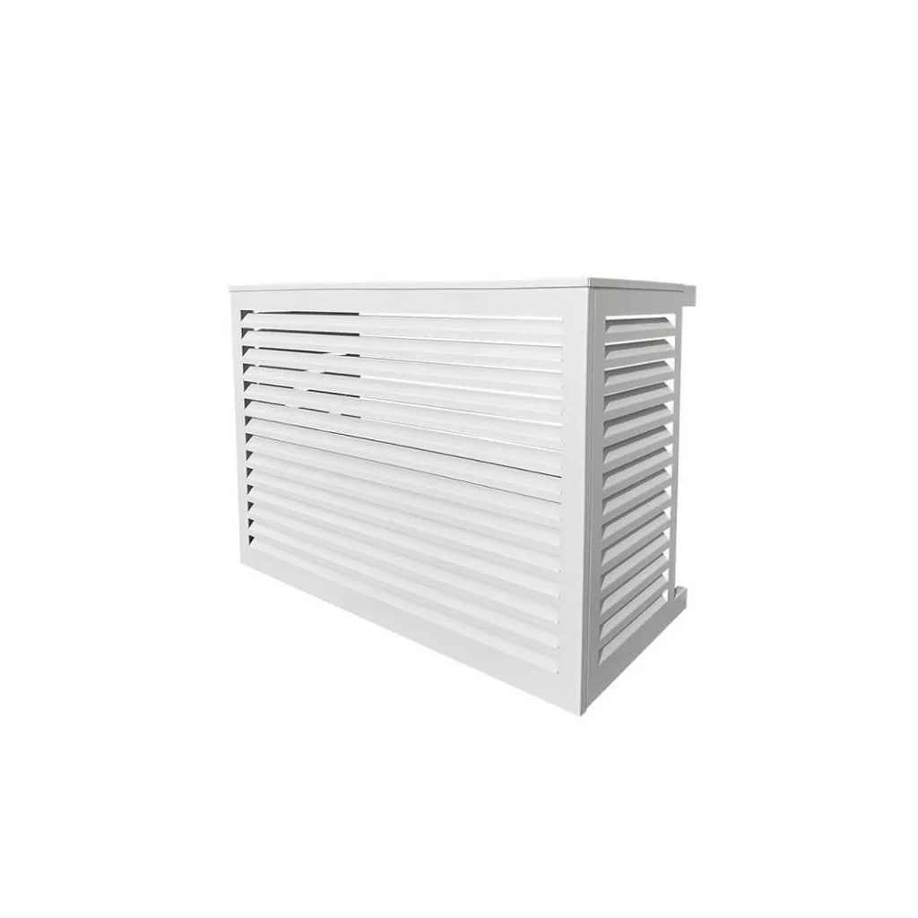 X-Protect Alu Varmepumpehus hvit 1