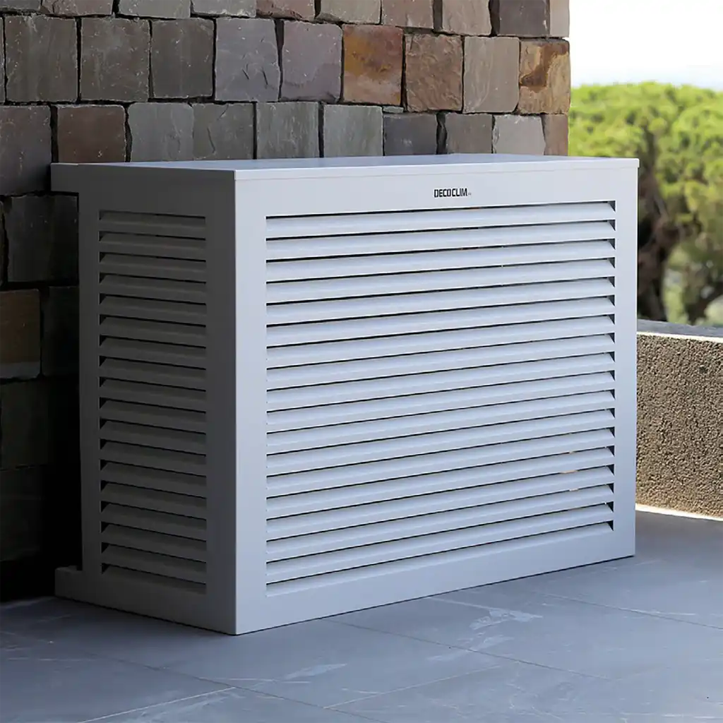 X-Protect Alu Varmepumpehus hvit 2