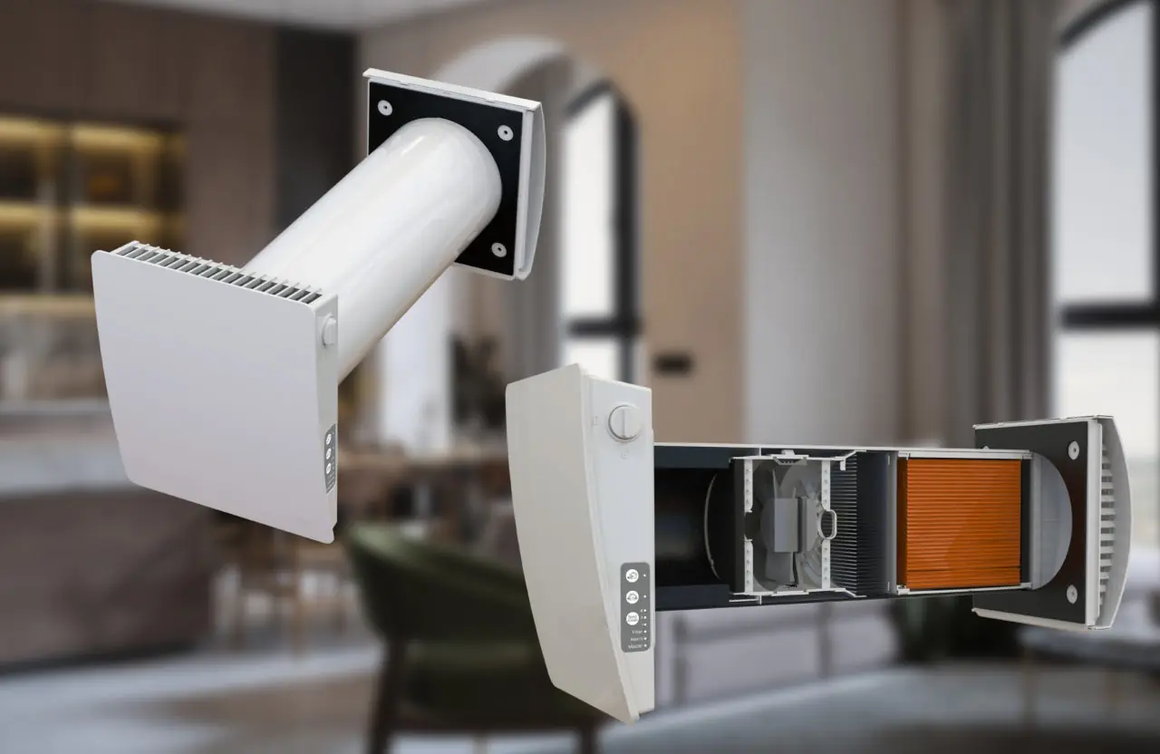 romventilator og miniventilasjon